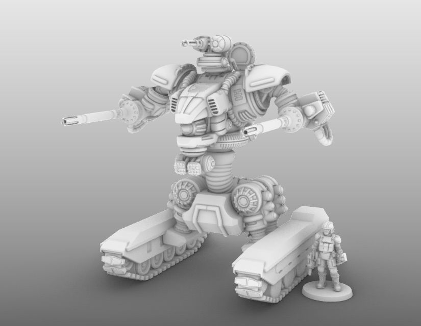 Raptor T- 28mm Combat Assault Fire Support Unit 3D print model_12
