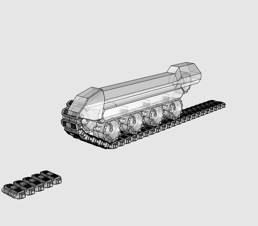 Raptor T- 28mm Combat Assault Fire Support Unit 3D print model_8