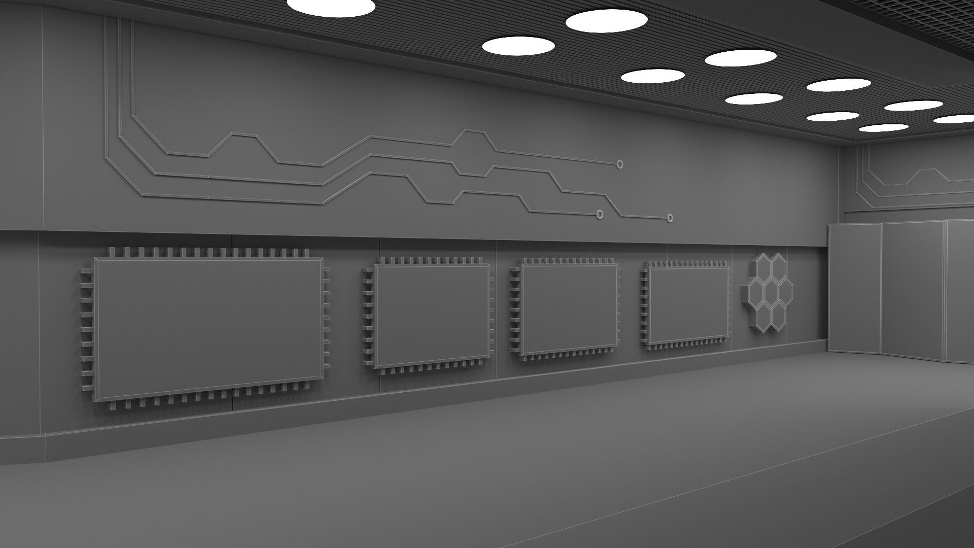 Enterprise Showroom A high quality Enterprise Showroom  3D model_42