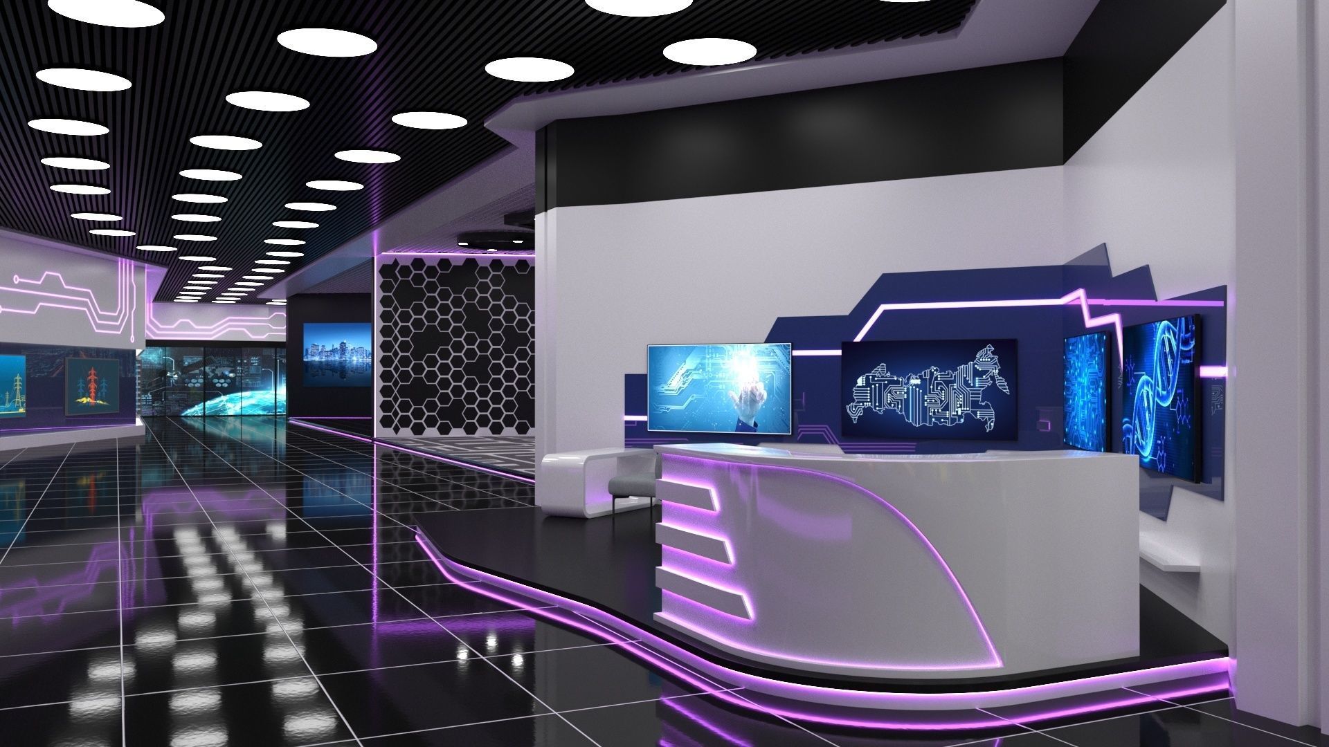 Enterprise Showroom A high quality Enterprise Showroom  3D model_7