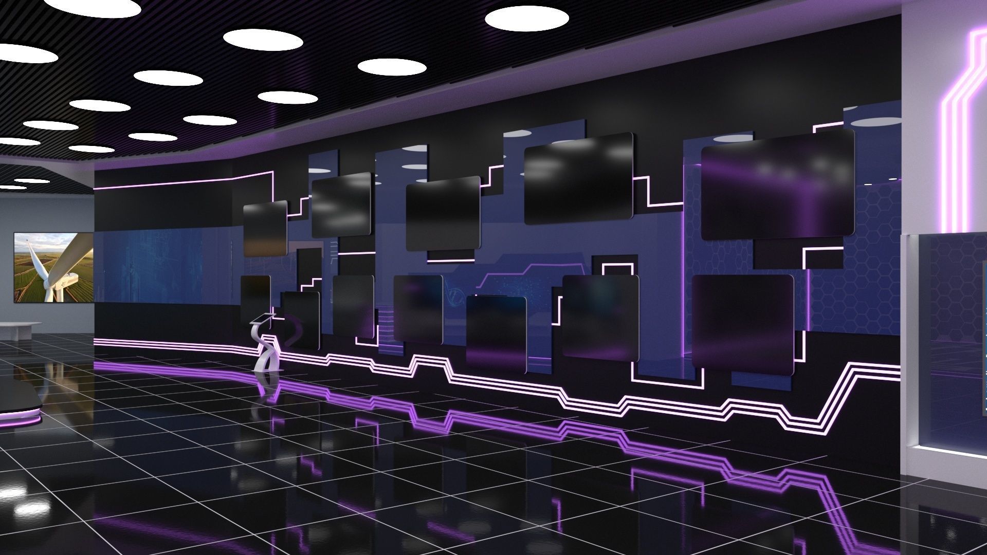 Enterprise Showroom A high quality Enterprise Showroom  3D model_11