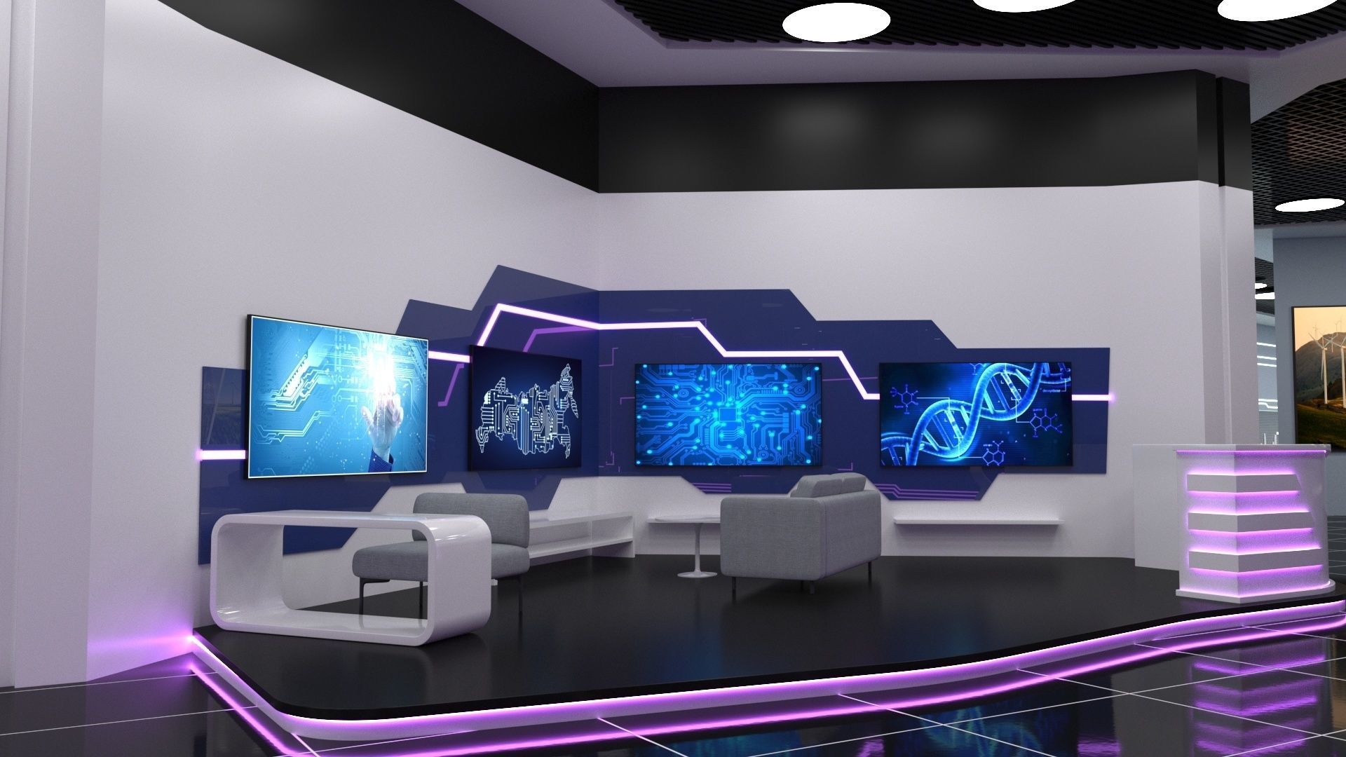 Enterprise Showroom A high quality Enterprise Showroom  3D model_8