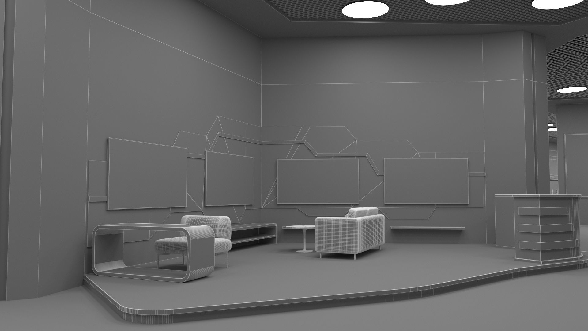 Enterprise Showroom A high quality Enterprise Showroom  3D model_34