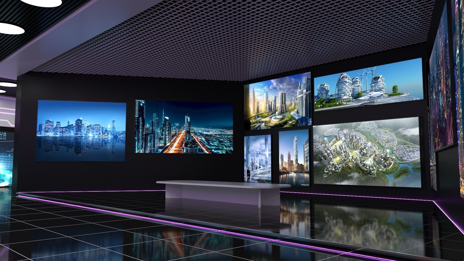 Enterprise Showroom A high quality Enterprise Showroom  3D model_14