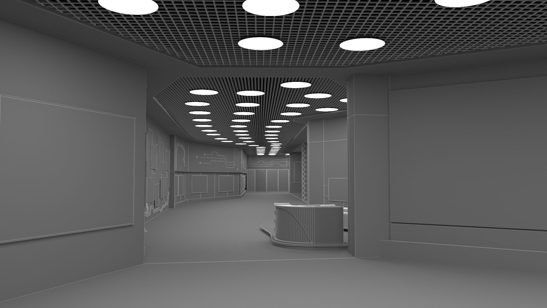 Enterprise Showroom A high quality Enterprise Showroom  3D model_31