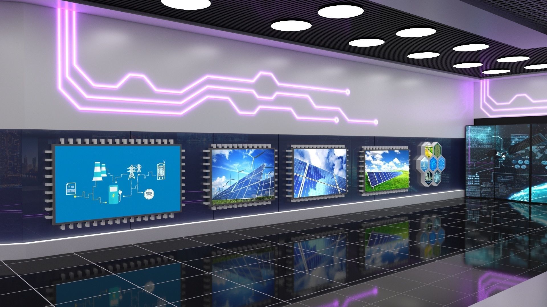 Enterprise Showroom A high quality Enterprise Showroom  3D model_16