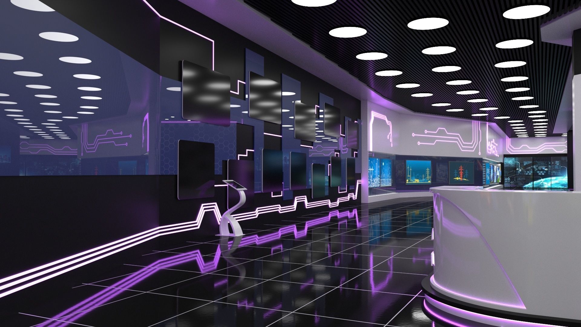 Enterprise Showroom A high quality Enterprise Showroom  3D model_6