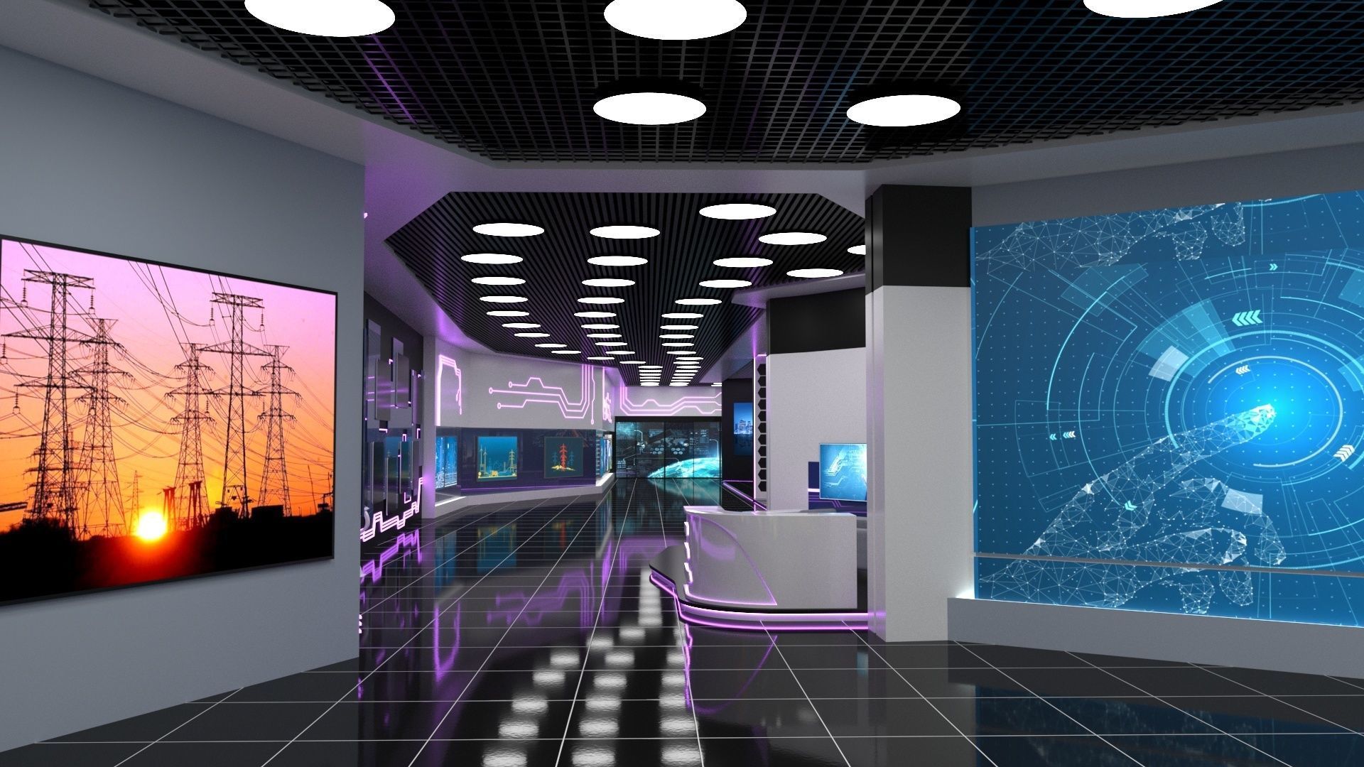 Enterprise Showroom A high quality Enterprise Showroom  3D model_5