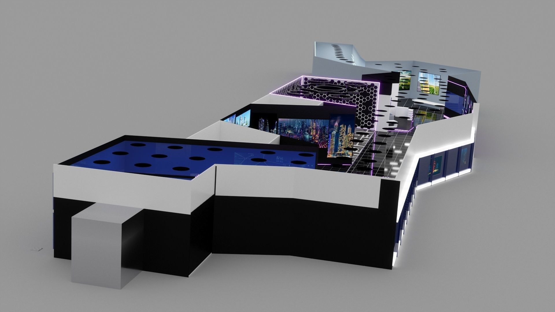 Enterprise Showroom A high quality Enterprise Showroom  3D model_26