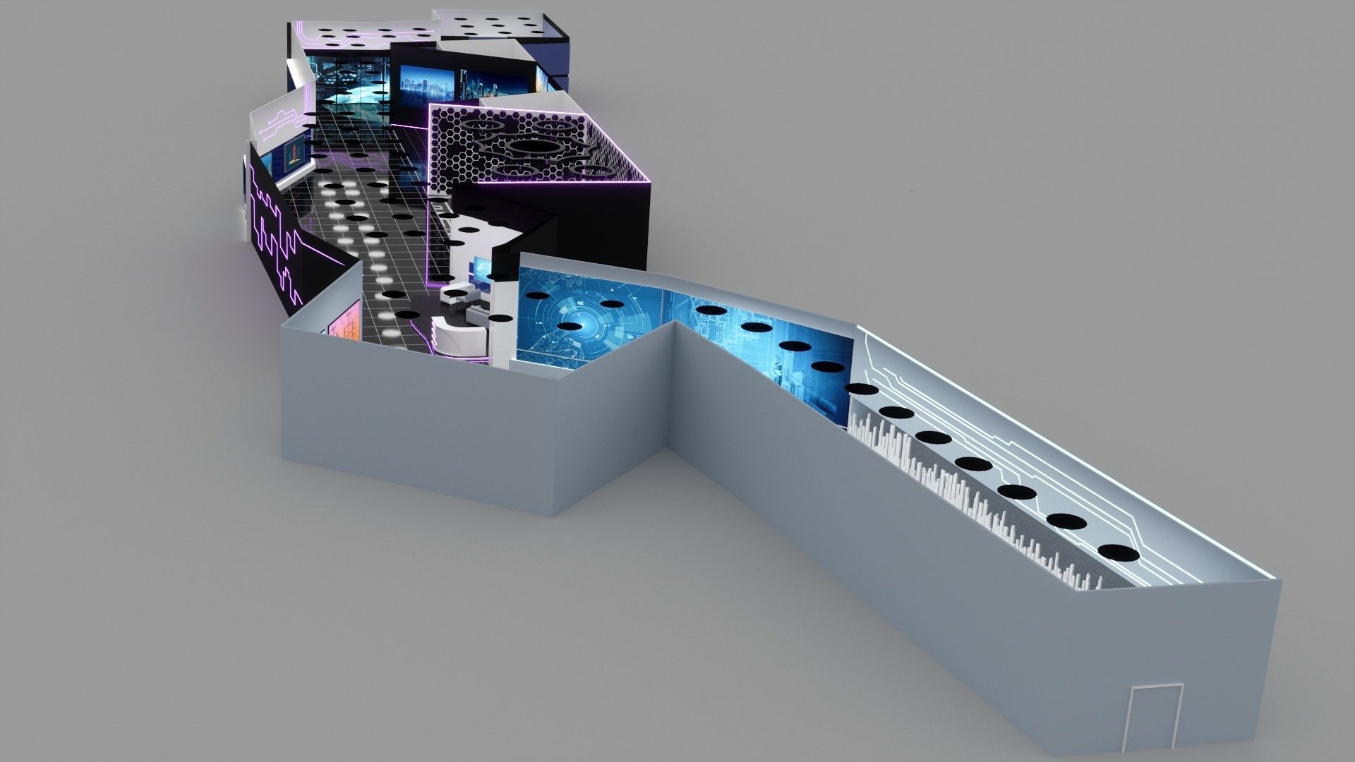 Enterprise Showroom A high quality Enterprise Showroom  3D model_22