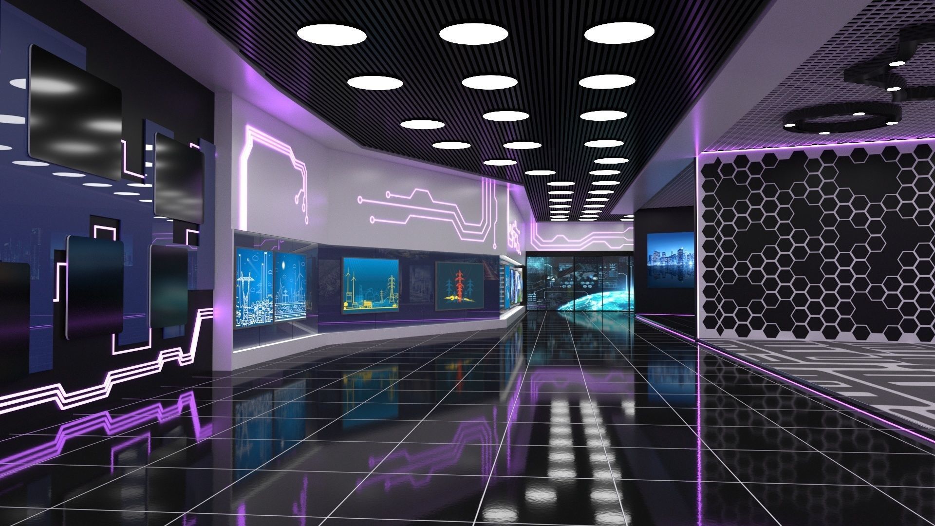 Enterprise Showroom A high quality Enterprise Showroom  3D model_9