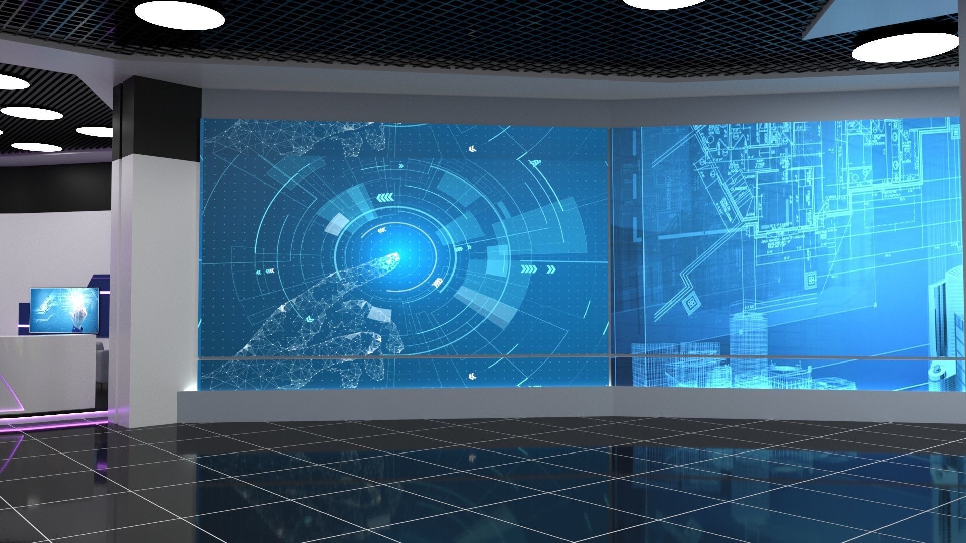 Enterprise Showroom A high quality Enterprise Showroom  3D model_4