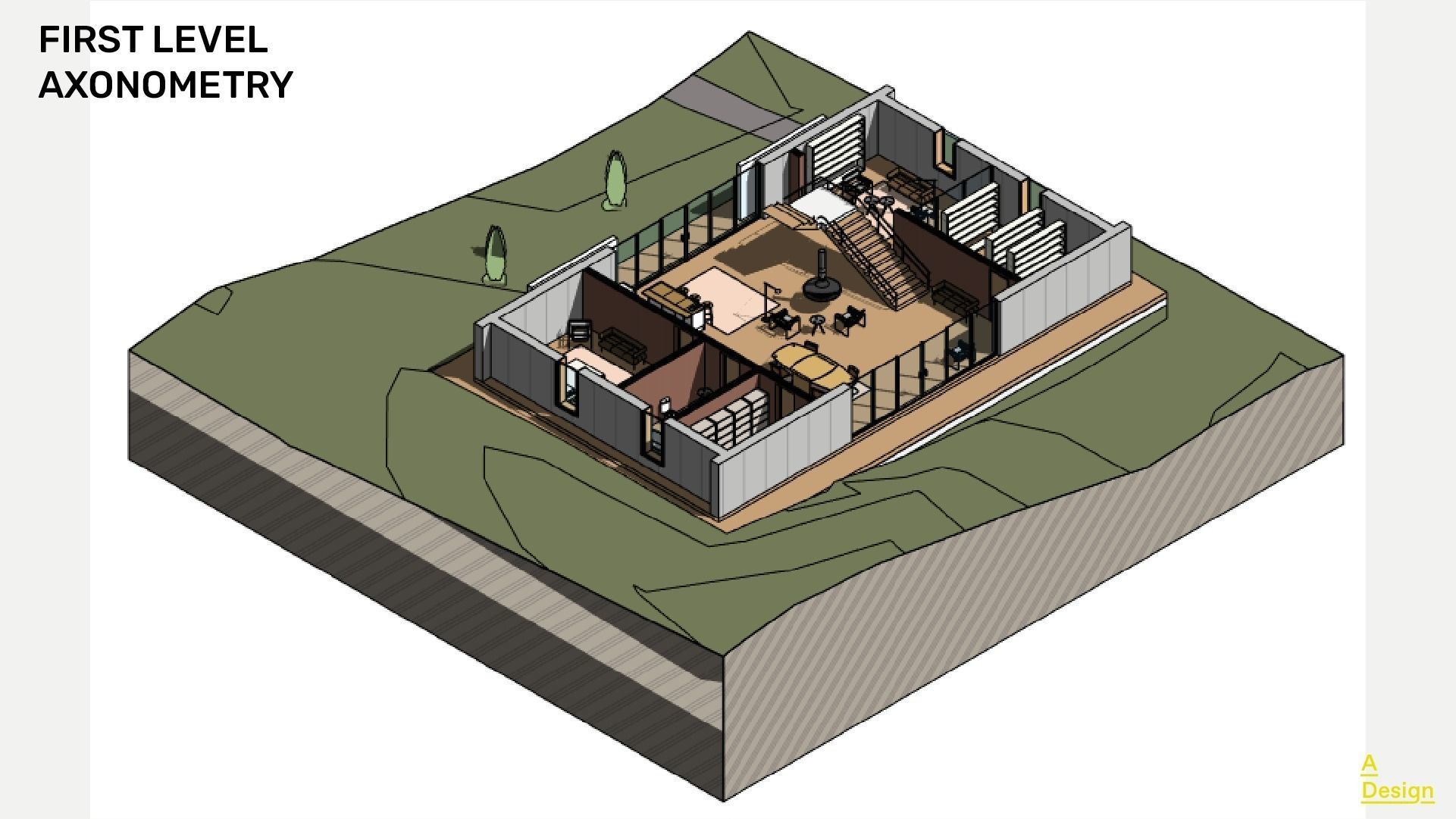 Forest house - Revit 3D model_2