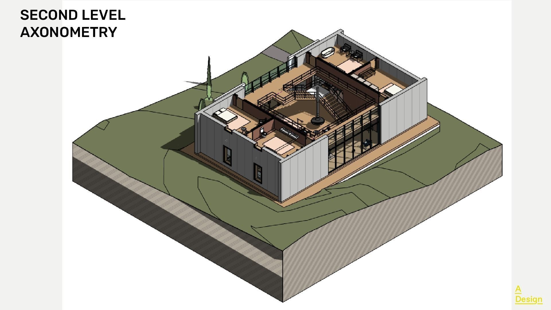 Forest house - Revit 3D model_3
