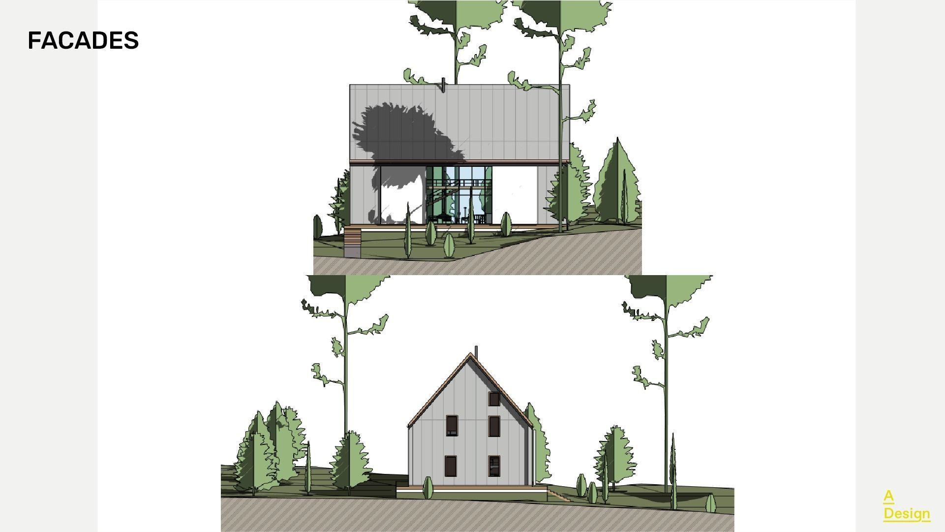 Forest house - Revit 3D model_5