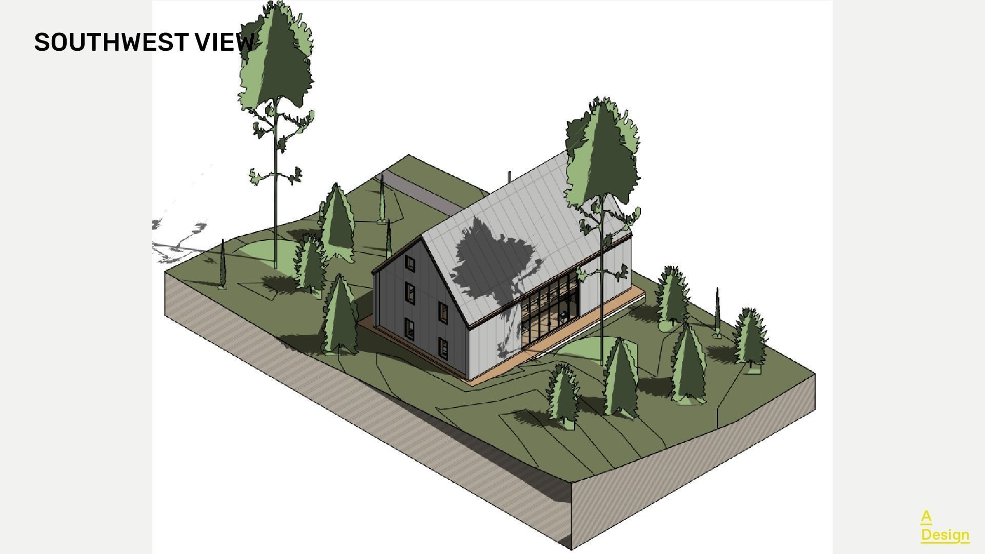 Forest house - Revit 3D model_1