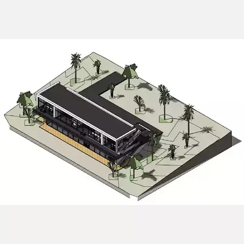 Sand House - Revit 3D model