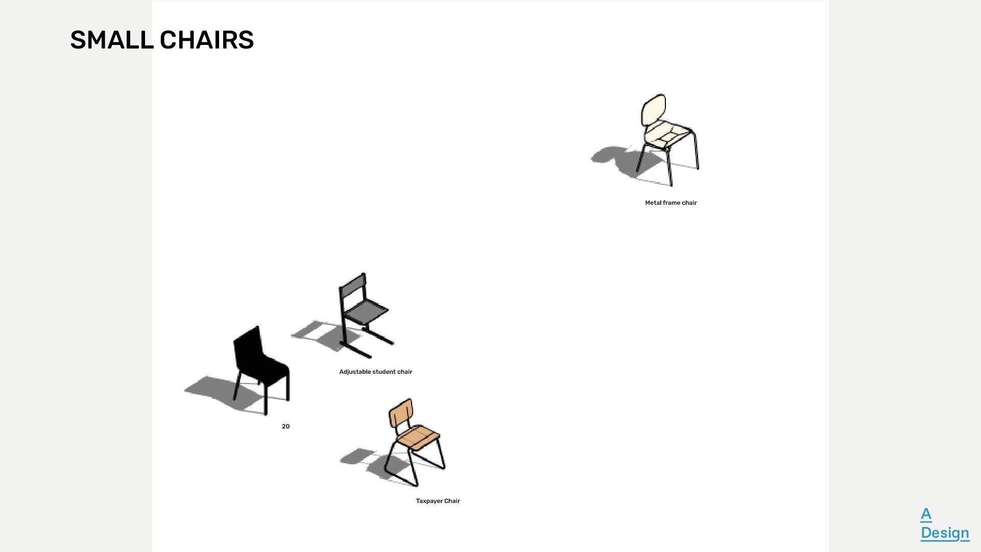 Chairs - Revit 3D model_2