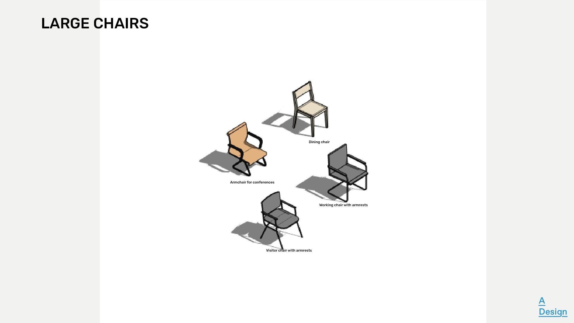 Chairs - Revit 3D model_3
