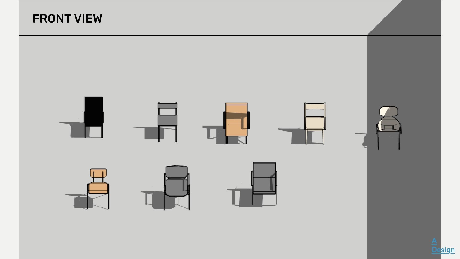 Chairs - Revit 3D model_4