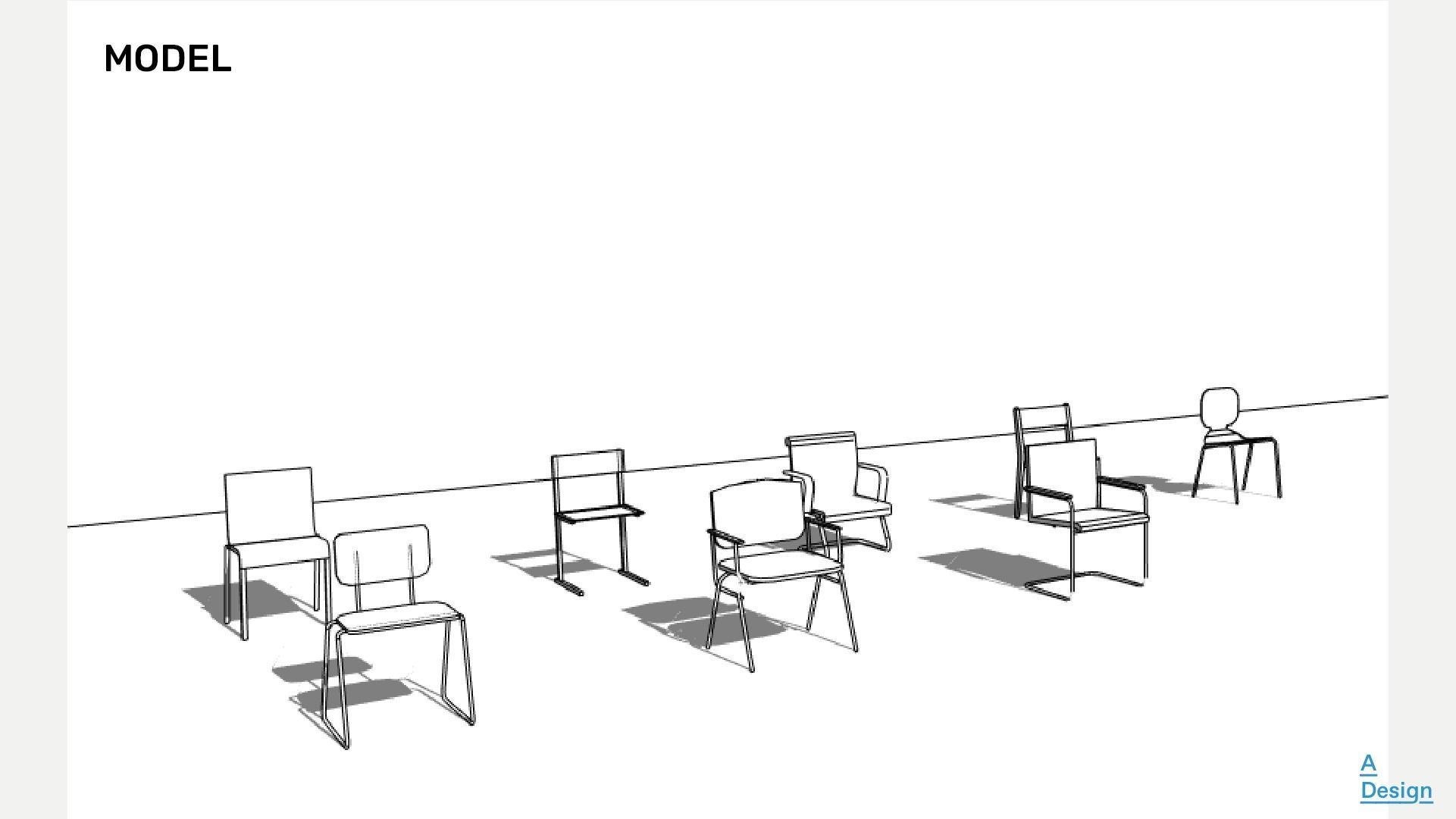 Chairs - Revit 3D model_7