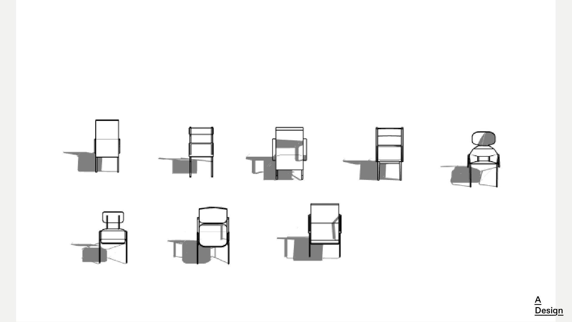 Chairs - Revit 3D model_9