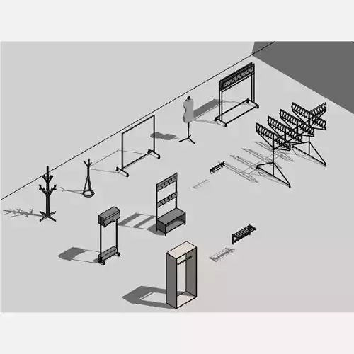 Hangers - Revit 3D model