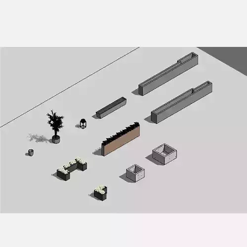 Houseplants - Revit 3D model