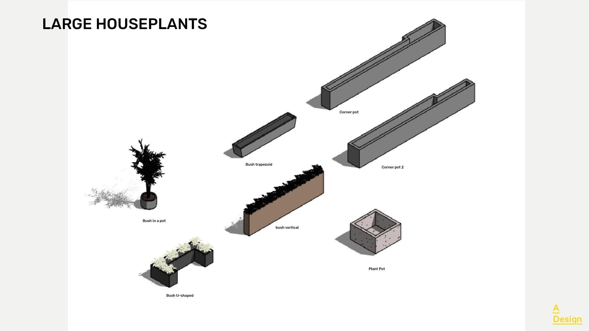 Houseplants - Revit 3D model_3