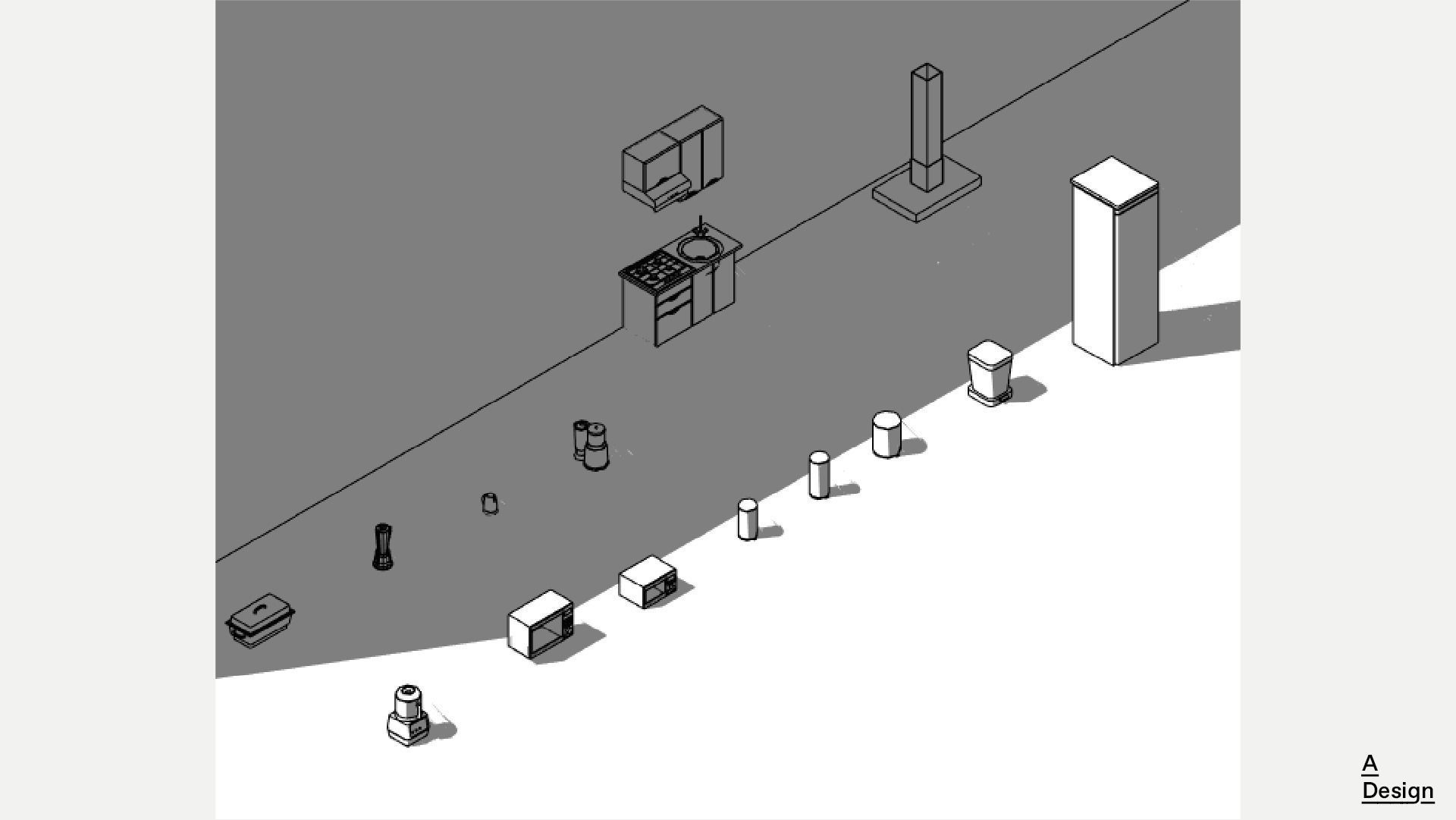 Kitchen Revit 3D model CGTrader