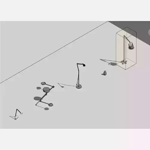 Lamps - Revit 3D model