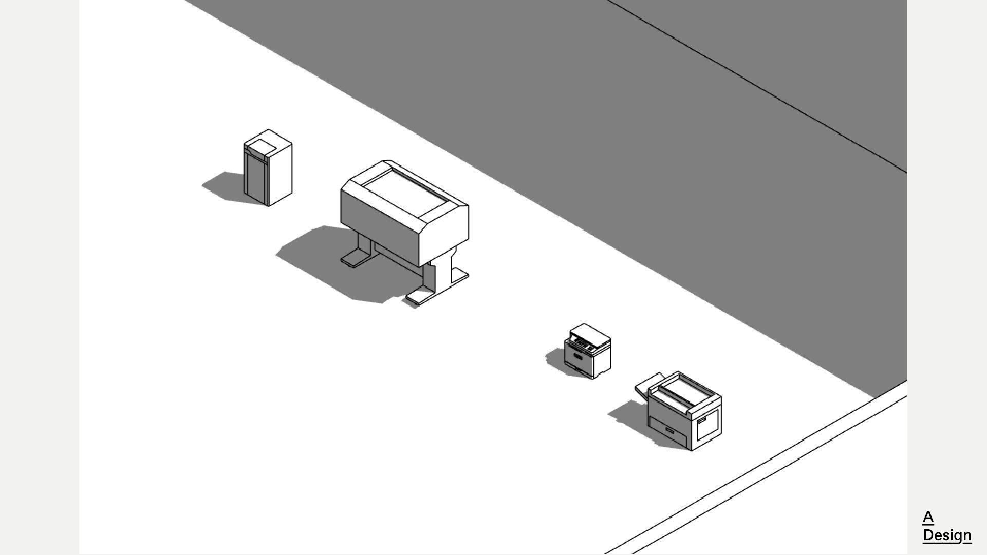 Printers -  Revit 3D model_10