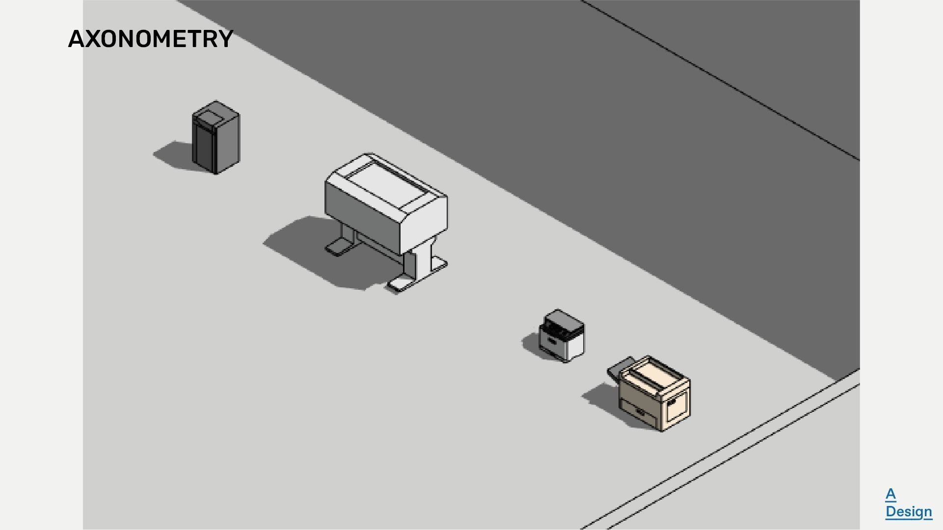 Printers -  Revit 3D model_5