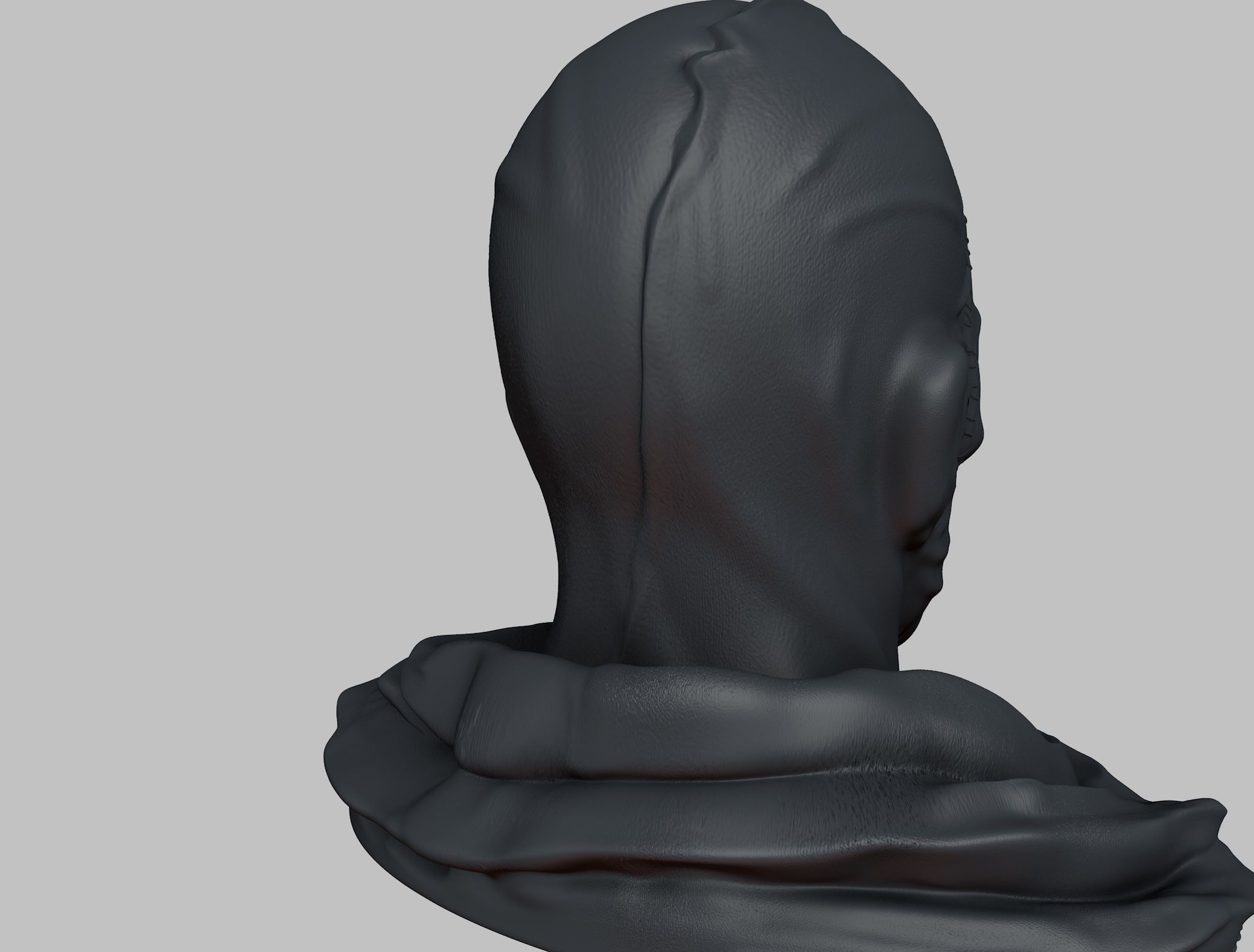 GHOST headphone stand 3D print model_3