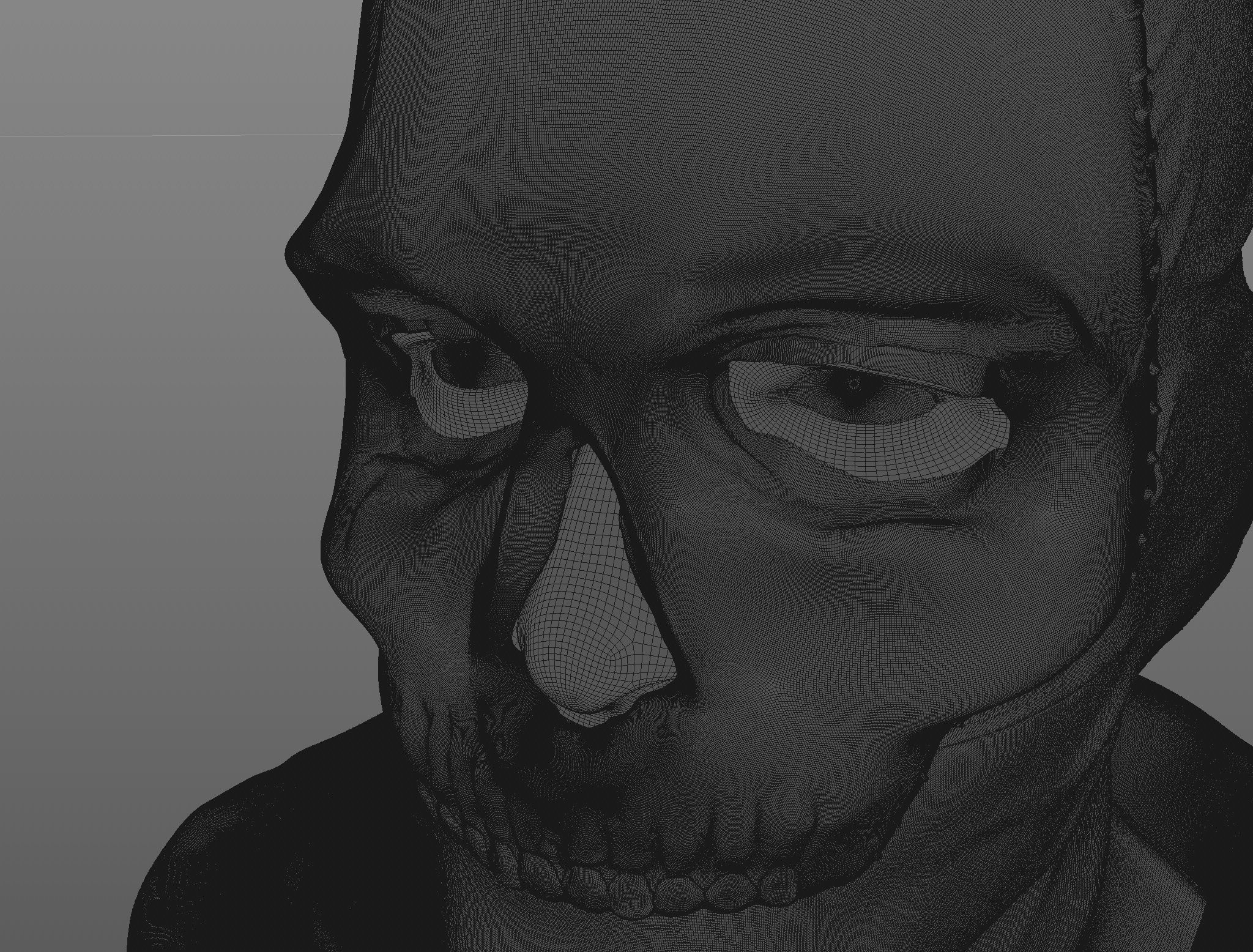 GHOST headphone stand 3D print model_5