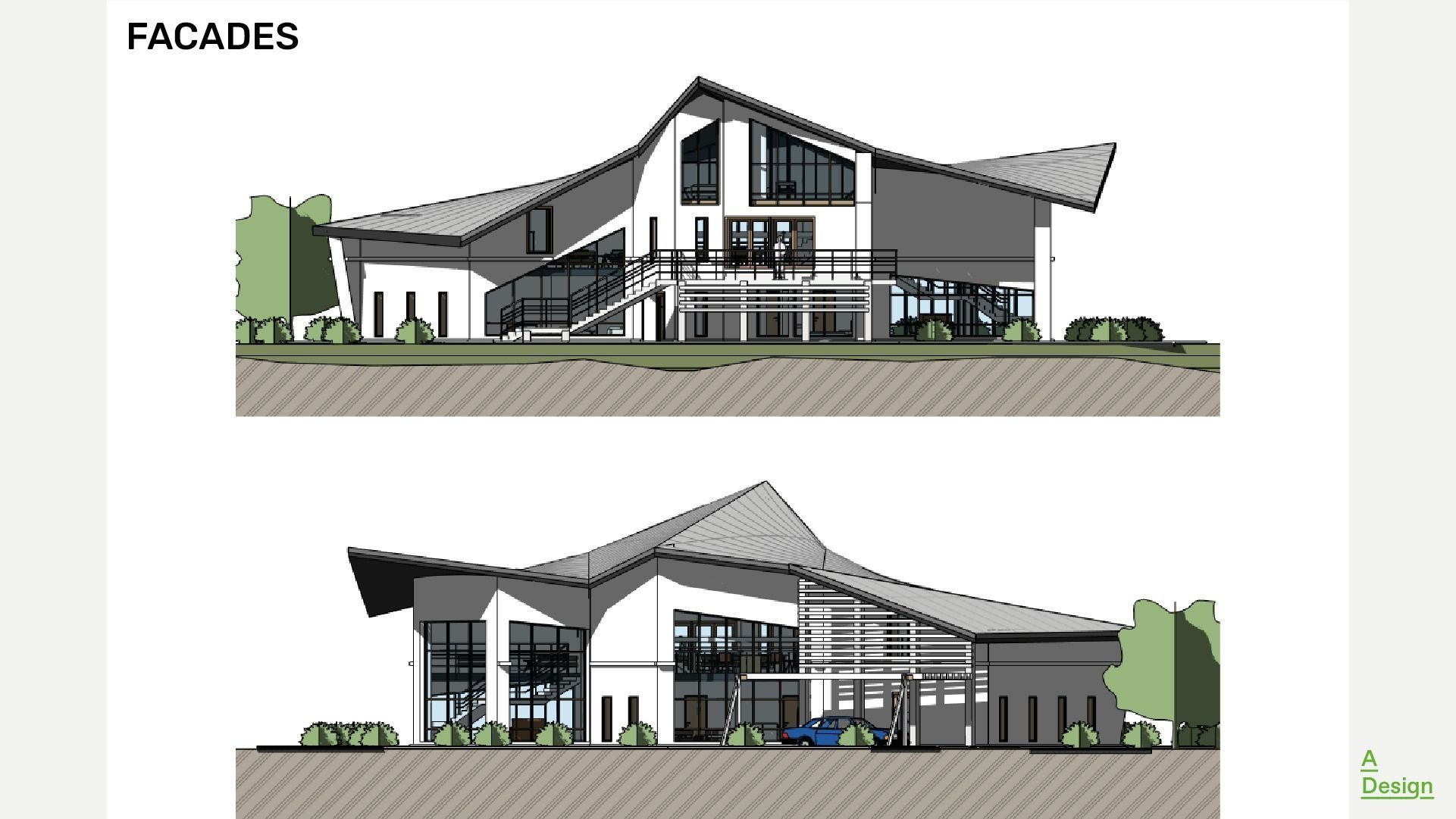 Boring House - Revit 3D model | CGTrader