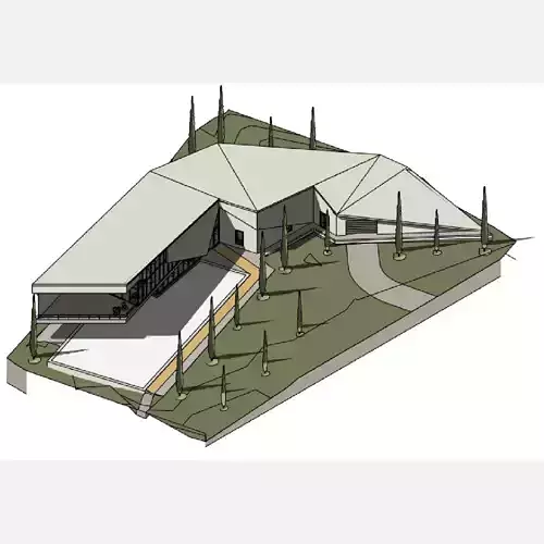 Mount House - Revit 3D model