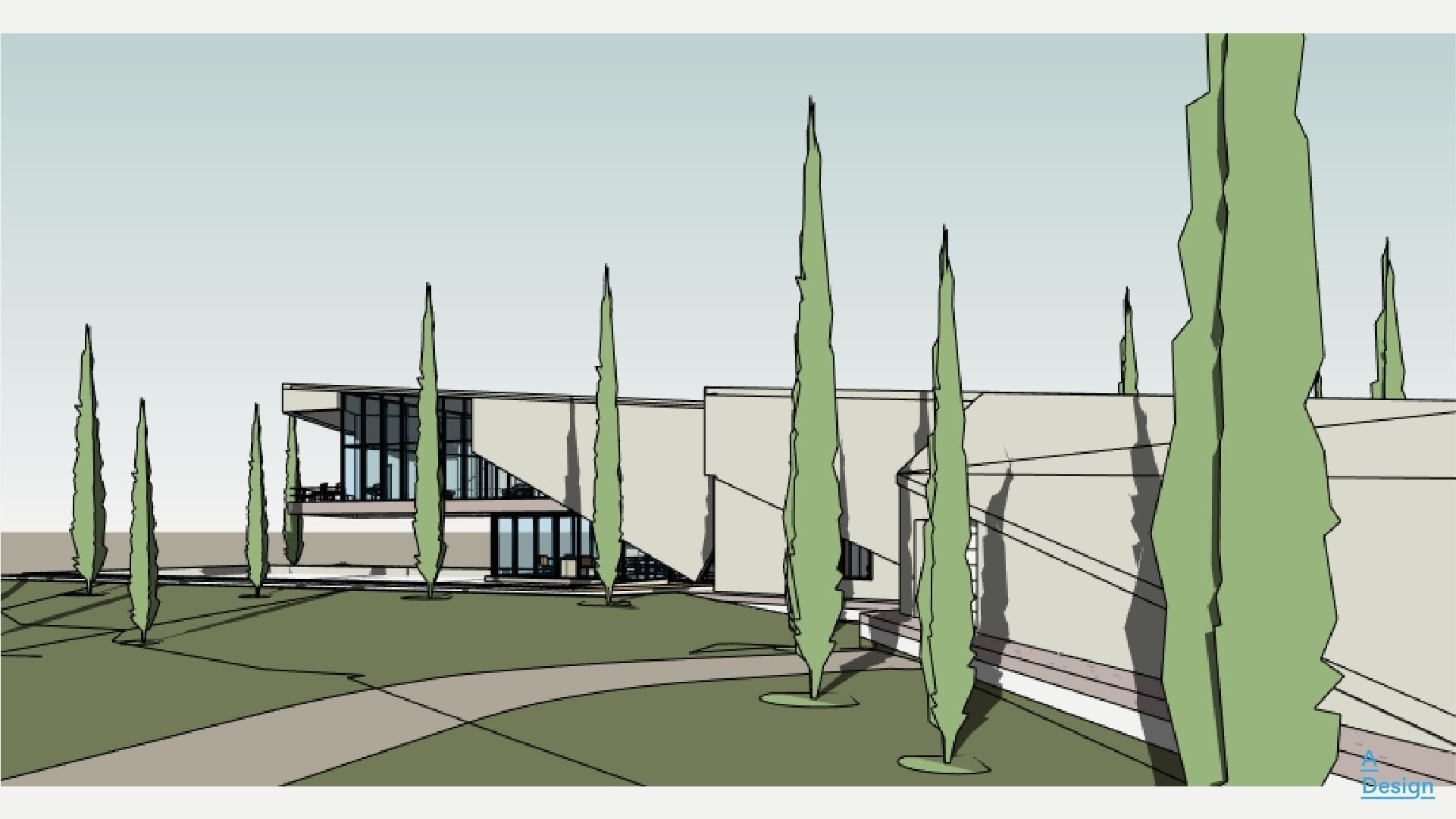 Mount House - Revit 3D model_7