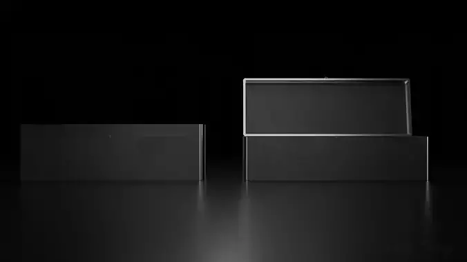 Plastic Chest with Metal Trims