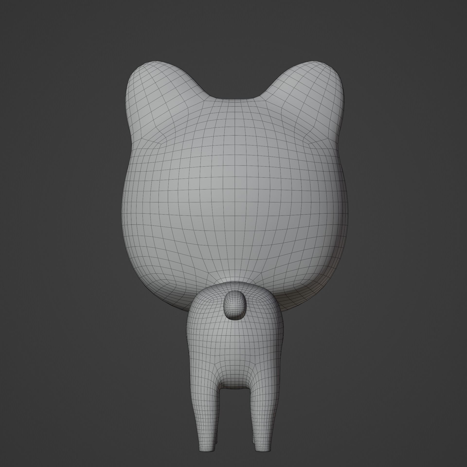 cartoon cat 3D model_12