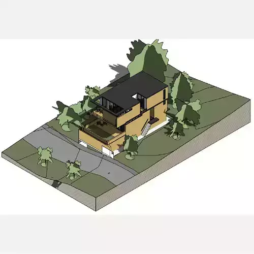 Small modern - Revit 3D model
