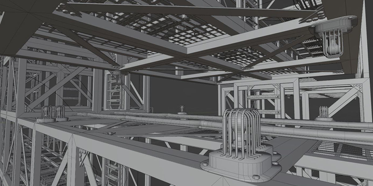 Industrial and structure Quickstart Kitbash modular assets 3D model_13