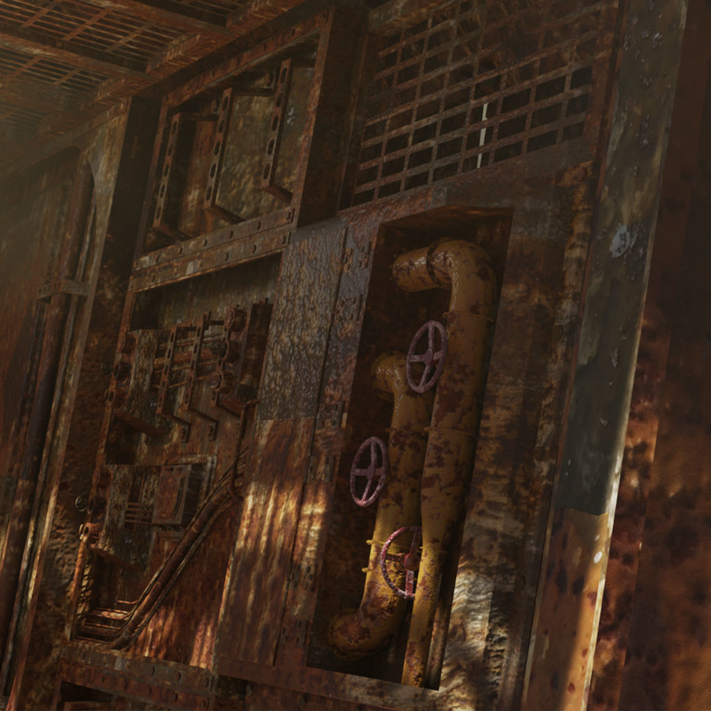 Industrial and structure Quickstart Kitbash modular assets 3D model_6