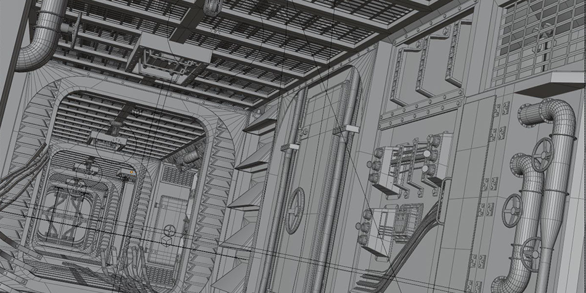 Industrial and structure Quickstart Kitbash modular assets 3D model_14