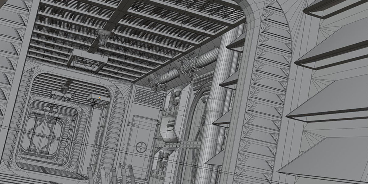Industrial and structure Quickstart Kitbash modular assets 3D model_15