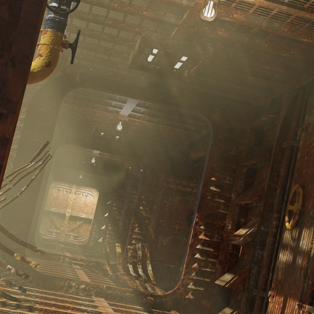 Industrial and structure Quickstart Kitbash modular assets 3D model_3