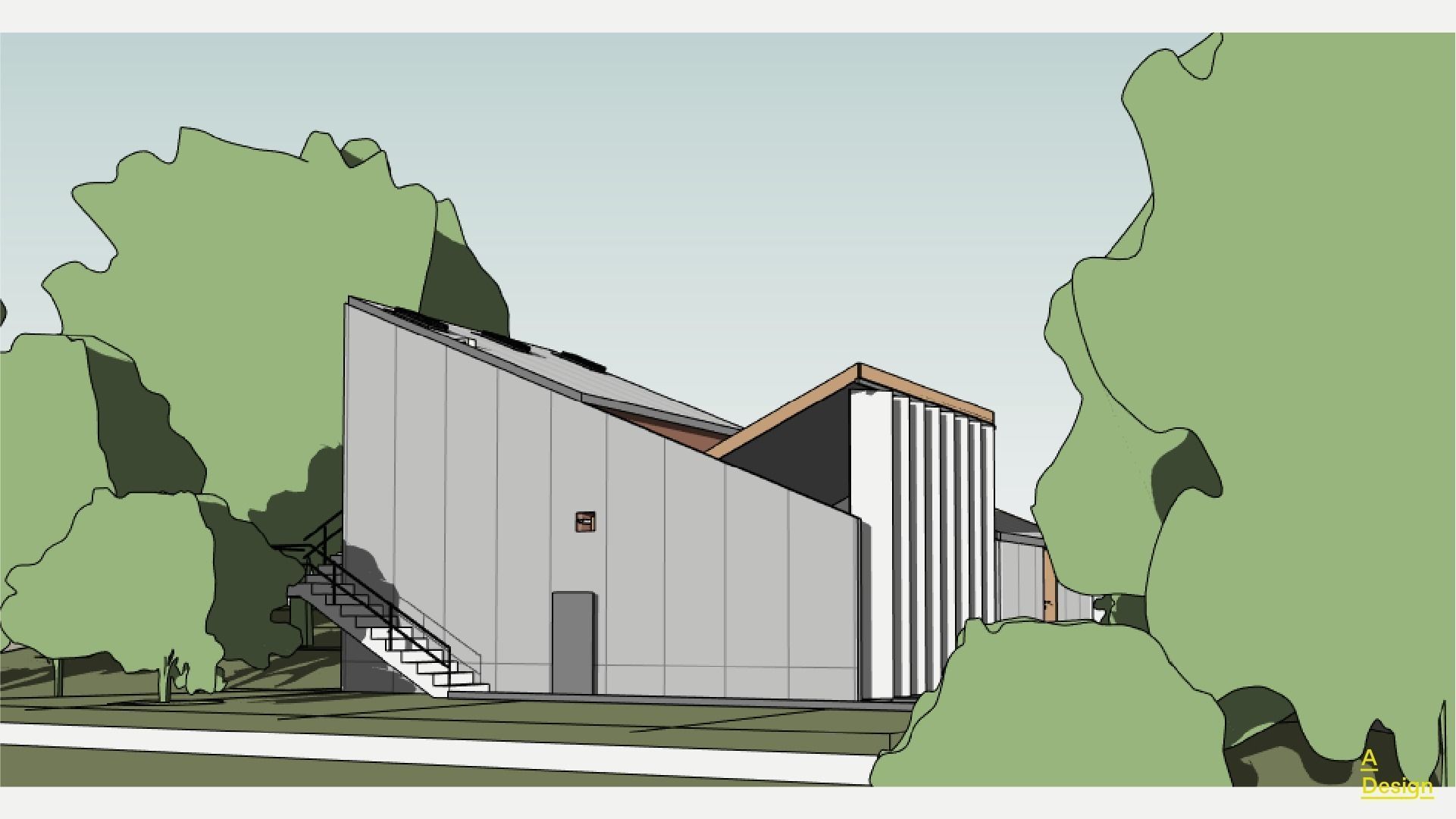 Tiny house - Revit 3D model_6