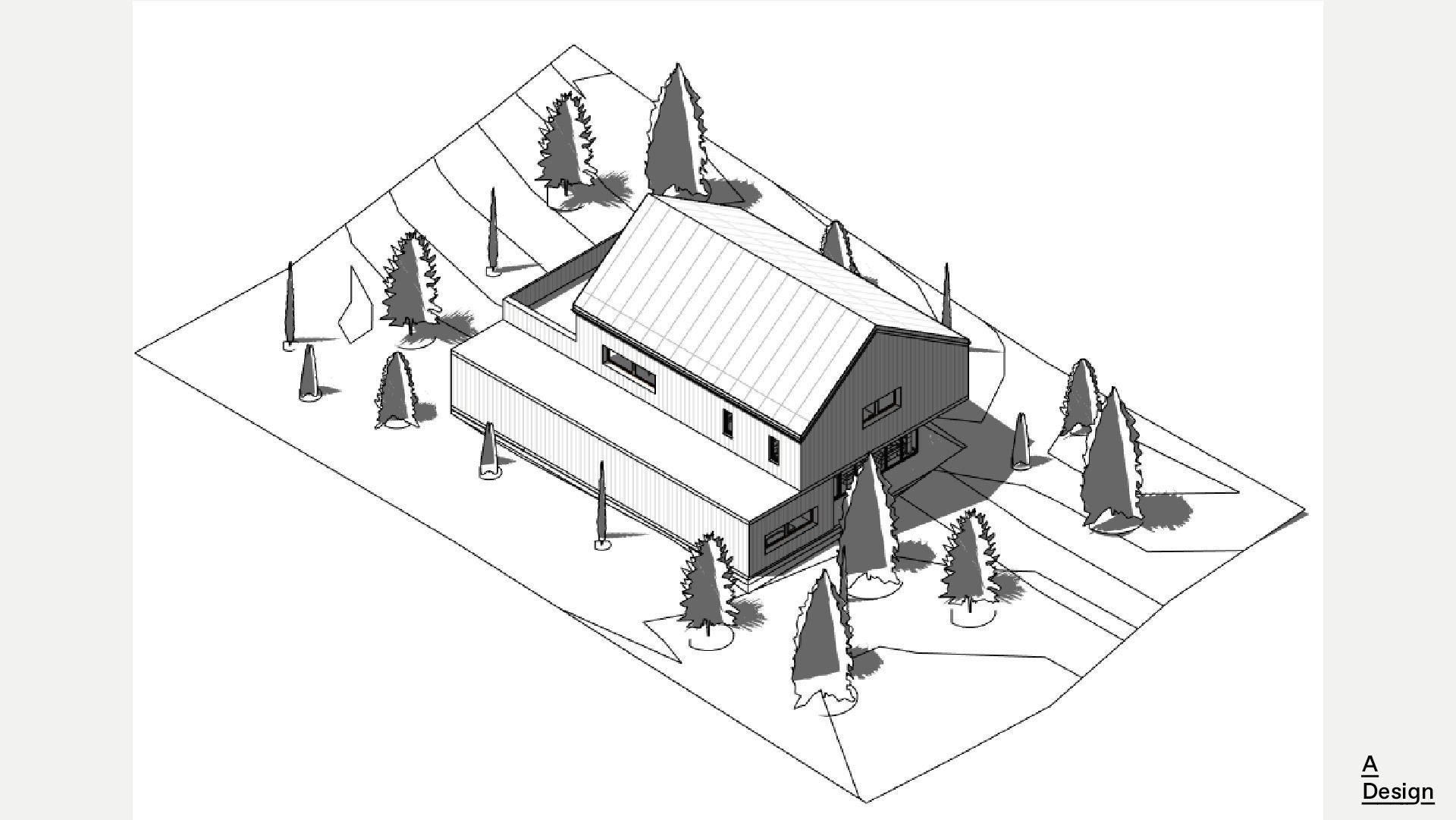 Two-storey house - Revit 3D model_8