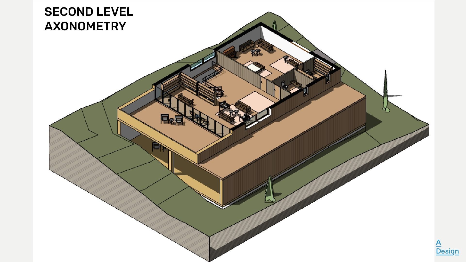Two-storey house - Revit 3D model_3