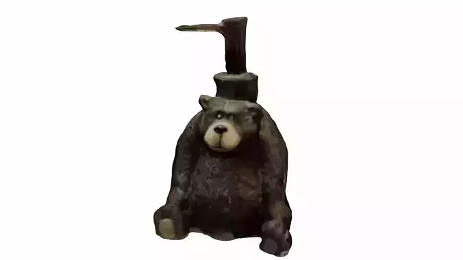 Bear Themed Soap Bottle Dispenser Photoscan